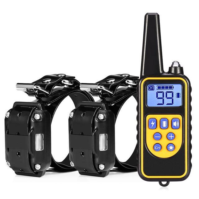800m Electric Dog Training Collar Anti-Bark Remote Device for Obedience & Pet Control