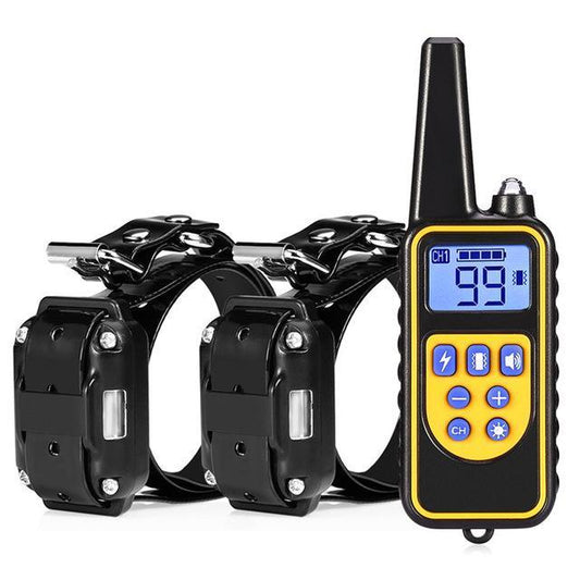 800m Electric Dog Training Collar Anti-Bark Remote Device for Obedience & Pet Control