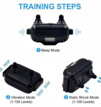 800m Electric Dog Training Collar Anti-Bark Remote Device for Obedience & Pet Control