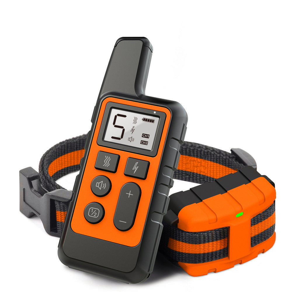 800m Electric Dog Training Collar Anti-Bark Remote Device for Obedience & Pet Control