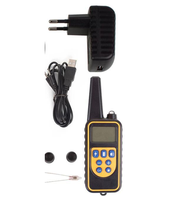 800m Electric Dog Training Collar Anti-Bark Remote Device for Obedience & Pet Control