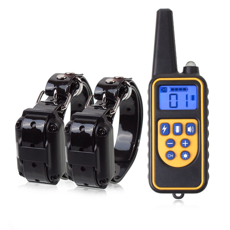 800m Electric Dog Training Collar Anti-Bark Remote Device for Obedience & Pet Control