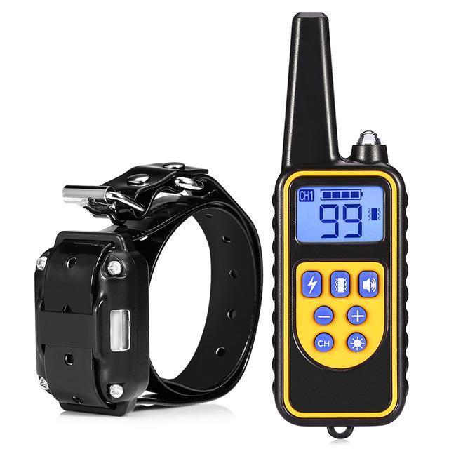 800m Electric Dog Training Collar Anti-Bark Remote Device for Obedience & Pet Control