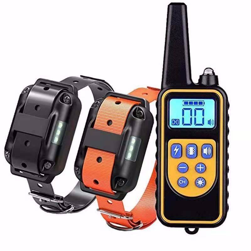 800m Electric Dog Training Collar Anti-Bark Remote Device for Obedience & Pet Control