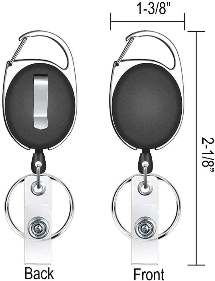 Retractable hoo(key) Keychain Holder