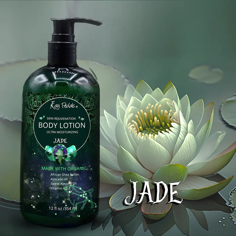 Jade Organic Body Lotion | Organic Body Cream | Shea Butter Lotion |  Almond Body Lotion | Fragrance Lotion
